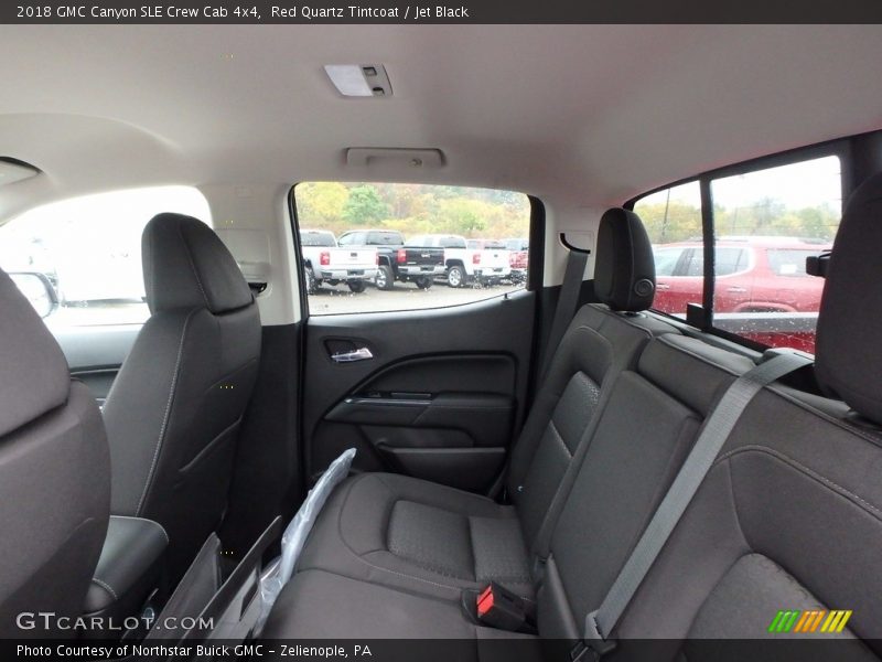 Rear Seat of 2018 Canyon SLE Crew Cab 4x4