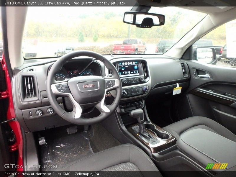  2018 Canyon SLE Crew Cab 4x4 Jet Black Interior