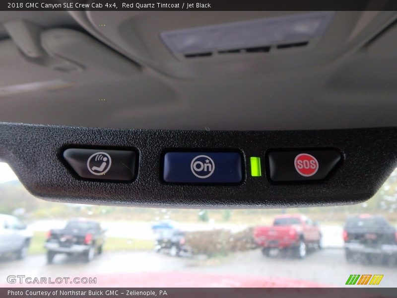 Controls of 2018 Canyon SLE Crew Cab 4x4