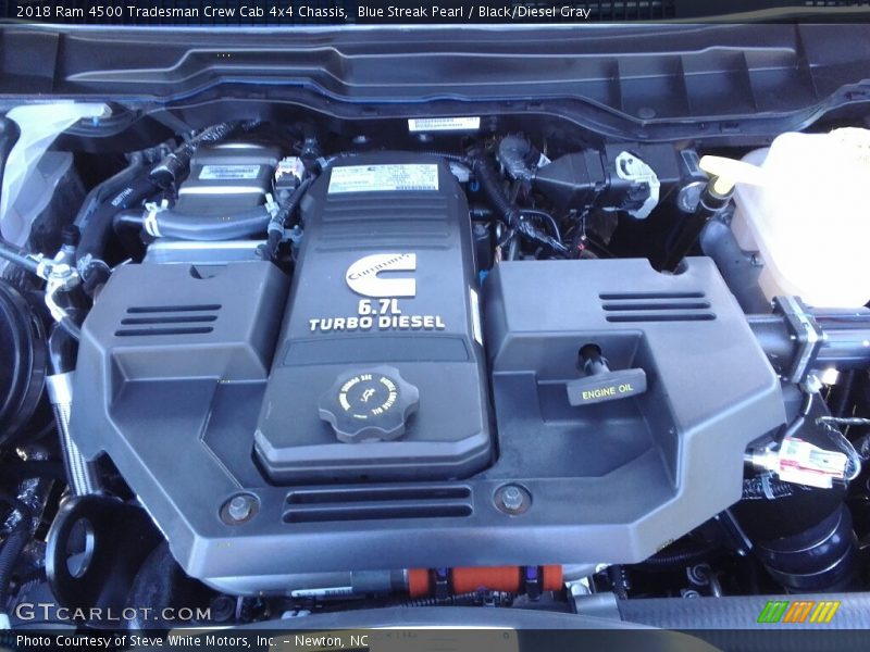  2018 4500 Tradesman Crew Cab 4x4 Chassis Engine - 6.7 Liter OHV 24-Valve Cummins Turbo-Diesel Inline 6 Cylinder