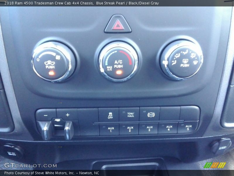 Controls of 2018 4500 Tradesman Crew Cab 4x4 Chassis
