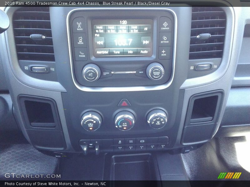 Controls of 2018 4500 Tradesman Crew Cab 4x4 Chassis