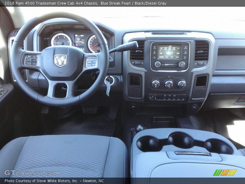 Dashboard of 2018 4500 Tradesman Crew Cab 4x4 Chassis