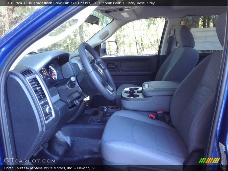 Front Seat of 2018 4500 Tradesman Crew Cab 4x4 Chassis