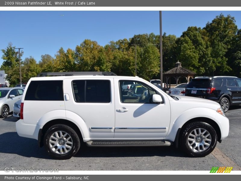 White Frost / Cafe Latte 2009 Nissan Pathfinder LE