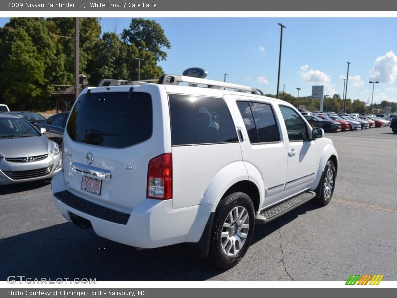 White Frost / Cafe Latte 2009 Nissan Pathfinder LE