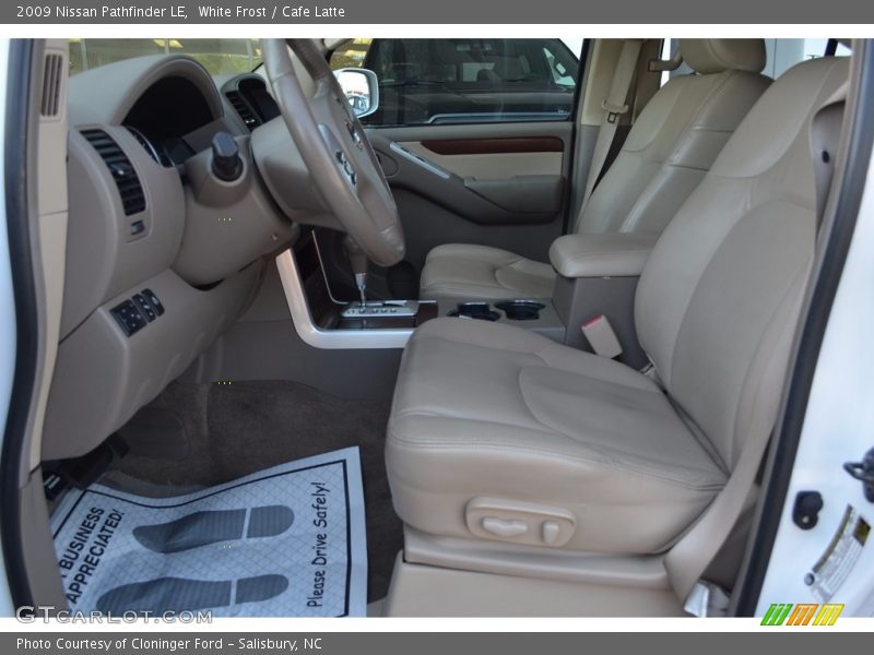 White Frost / Cafe Latte 2009 Nissan Pathfinder LE
