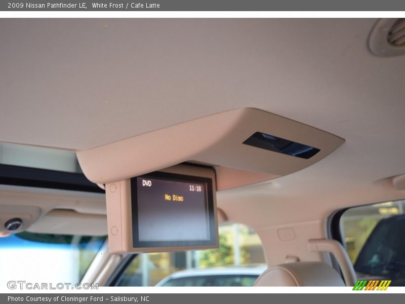White Frost / Cafe Latte 2009 Nissan Pathfinder LE