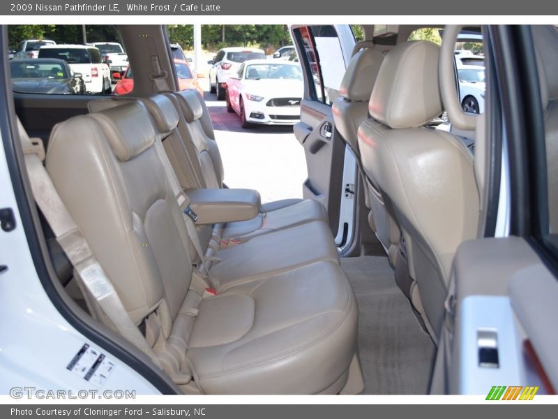 White Frost / Cafe Latte 2009 Nissan Pathfinder LE