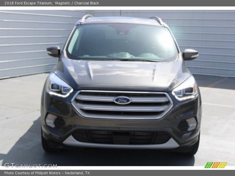 Magnetic / Charcoal Black 2018 Ford Escape Titanium