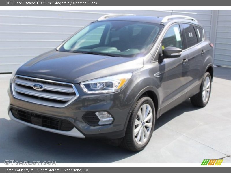 Magnetic / Charcoal Black 2018 Ford Escape Titanium