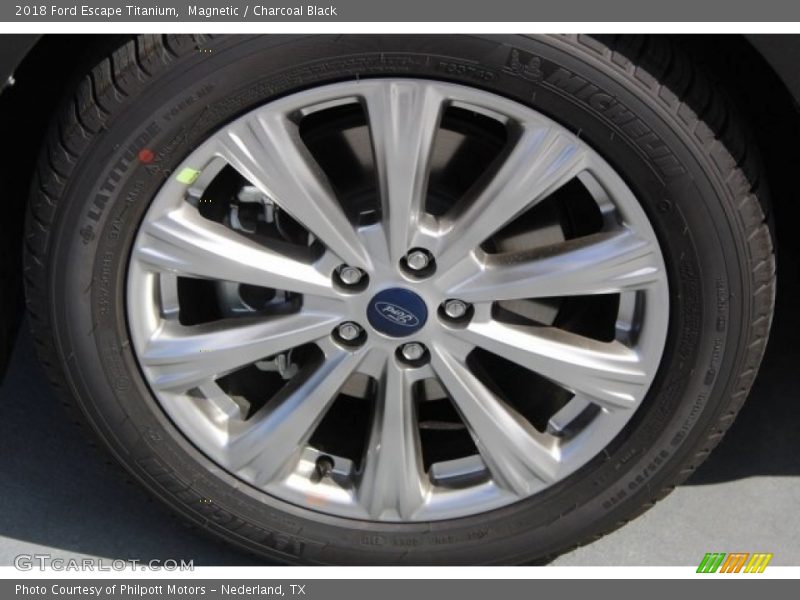 Magnetic / Charcoal Black 2018 Ford Escape Titanium