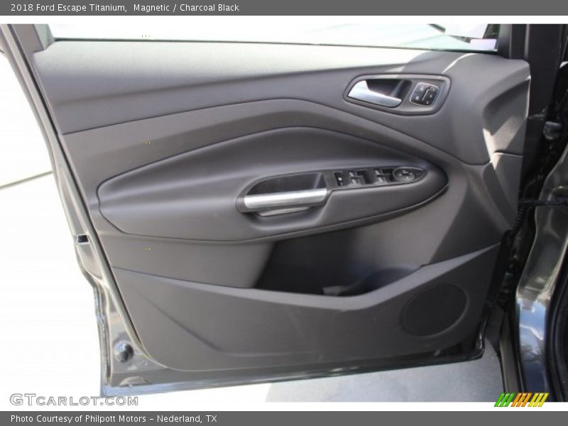 Magnetic / Charcoal Black 2018 Ford Escape Titanium