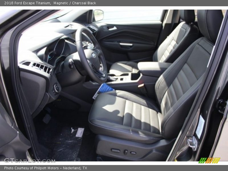 Magnetic / Charcoal Black 2018 Ford Escape Titanium