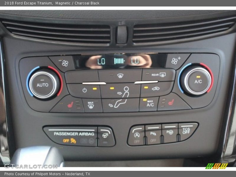 Magnetic / Charcoal Black 2018 Ford Escape Titanium