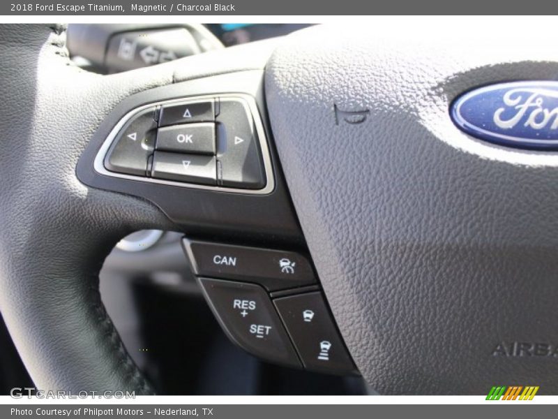 Magnetic / Charcoal Black 2018 Ford Escape Titanium