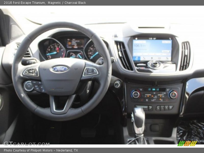 Magnetic / Charcoal Black 2018 Ford Escape Titanium