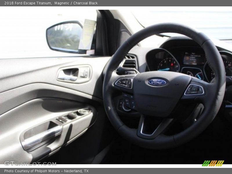 Magnetic / Charcoal Black 2018 Ford Escape Titanium