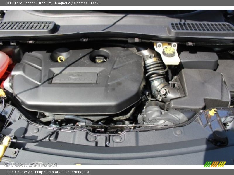 Magnetic / Charcoal Black 2018 Ford Escape Titanium