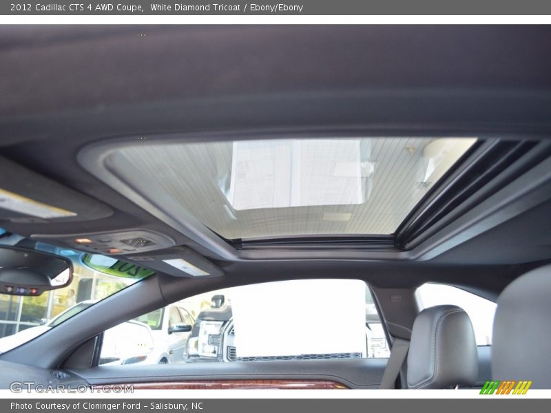 White Diamond Tricoat / Ebony/Ebony 2012 Cadillac CTS 4 AWD Coupe