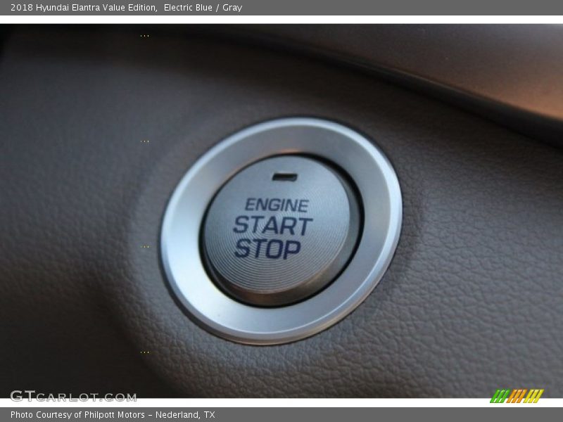 Electric Blue / Gray 2018 Hyundai Elantra Value Edition
