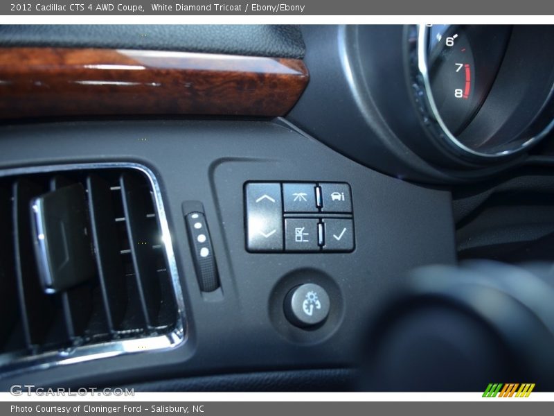 White Diamond Tricoat / Ebony/Ebony 2012 Cadillac CTS 4 AWD Coupe