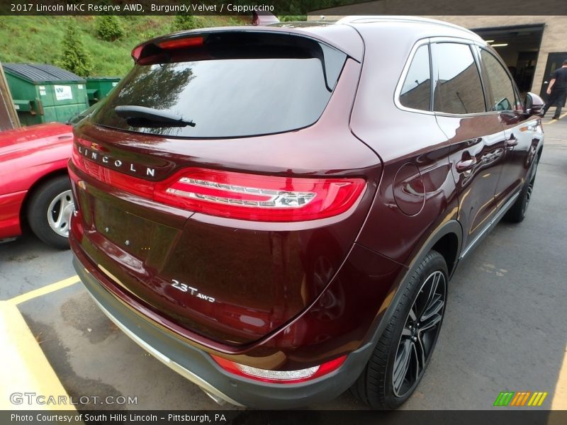 Burgundy Velvet / Cappuccino 2017 Lincoln MKC Reserve AWD