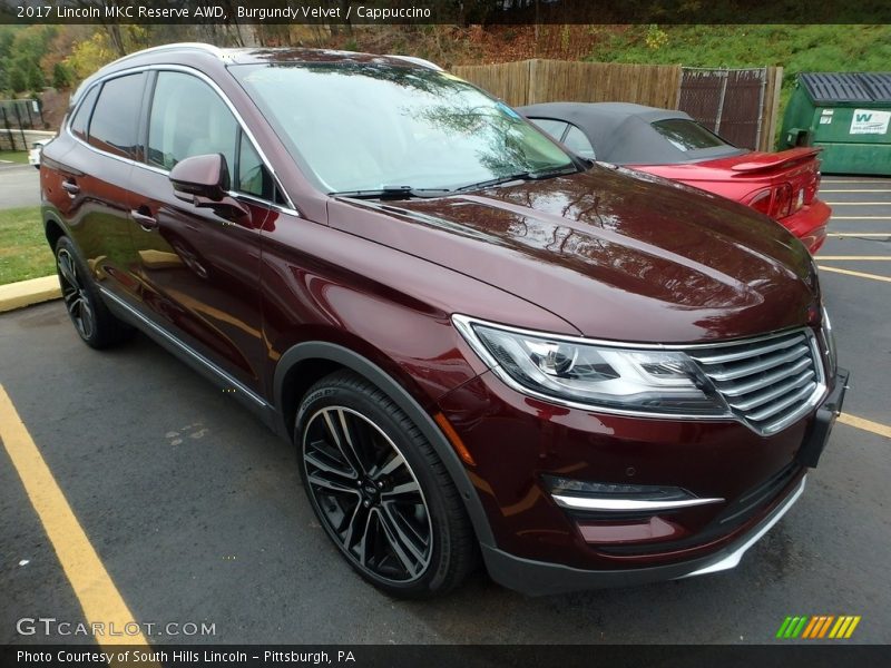 Burgundy Velvet / Cappuccino 2017 Lincoln MKC Reserve AWD