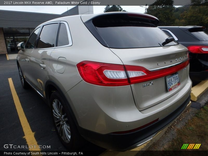 Palladium White Gold / Ebony 2017 Lincoln MKX Reserve AWD