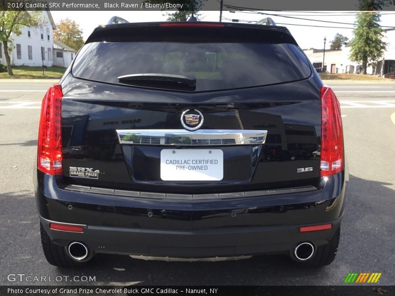 Black Raven / Ebony/Ebony 2016 Cadillac SRX Performance