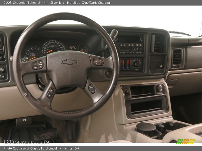 Silver Birch Metallic / Gray/Dark Charcoal 2005 Chevrolet Tahoe LS 4x4