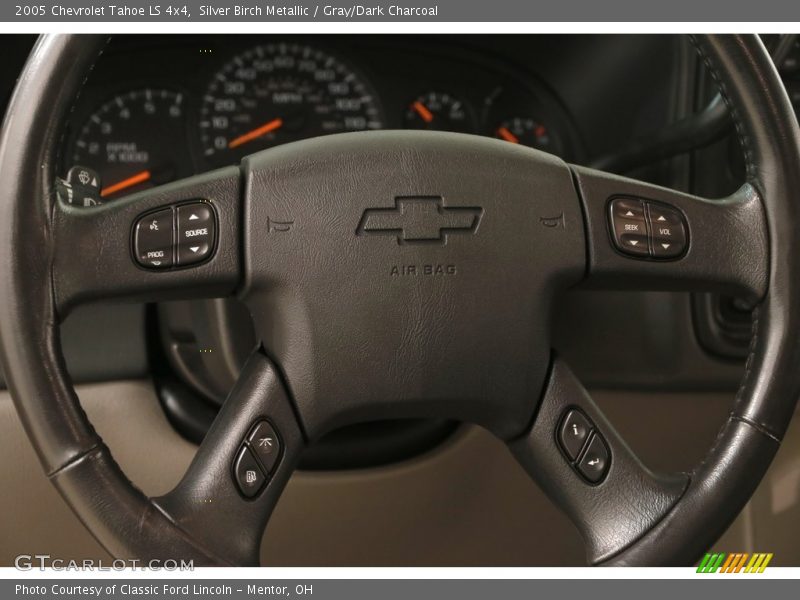 Silver Birch Metallic / Gray/Dark Charcoal 2005 Chevrolet Tahoe LS 4x4