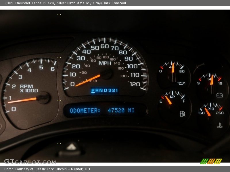 Silver Birch Metallic / Gray/Dark Charcoal 2005 Chevrolet Tahoe LS 4x4