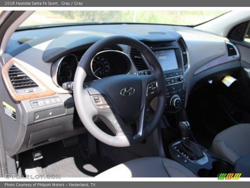 Gray / Gray 2018 Hyundai Santa Fe Sport