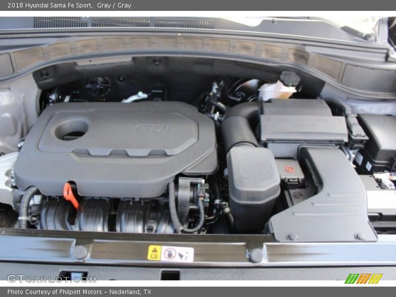 Gray / Gray 2018 Hyundai Santa Fe Sport
