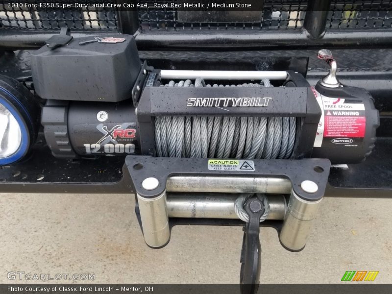 Royal Red Metallic / Medium Stone 2010 Ford F350 Super Duty Lariat Crew Cab 4x4