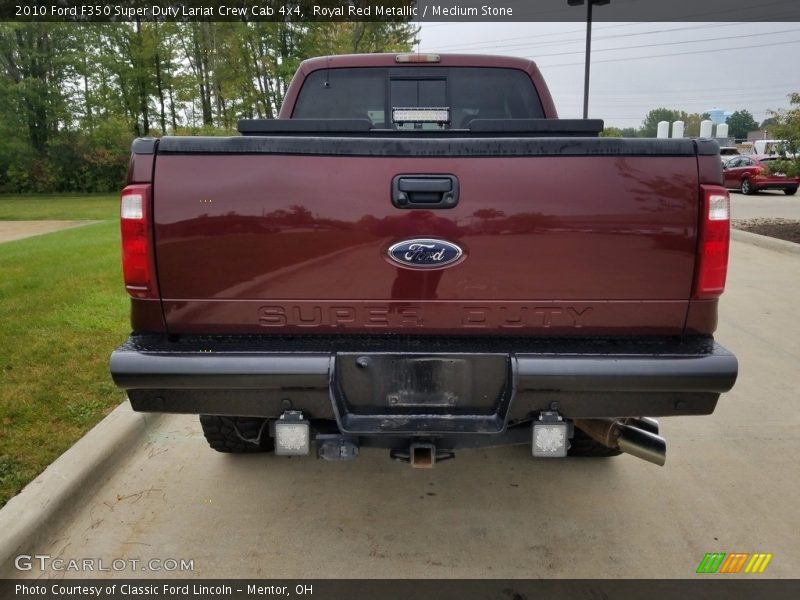 Royal Red Metallic / Medium Stone 2010 Ford F350 Super Duty Lariat Crew Cab 4x4