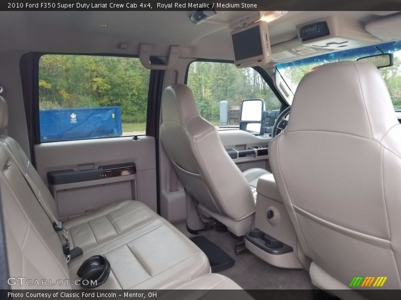 Royal Red Metallic / Medium Stone 2010 Ford F350 Super Duty Lariat Crew Cab 4x4