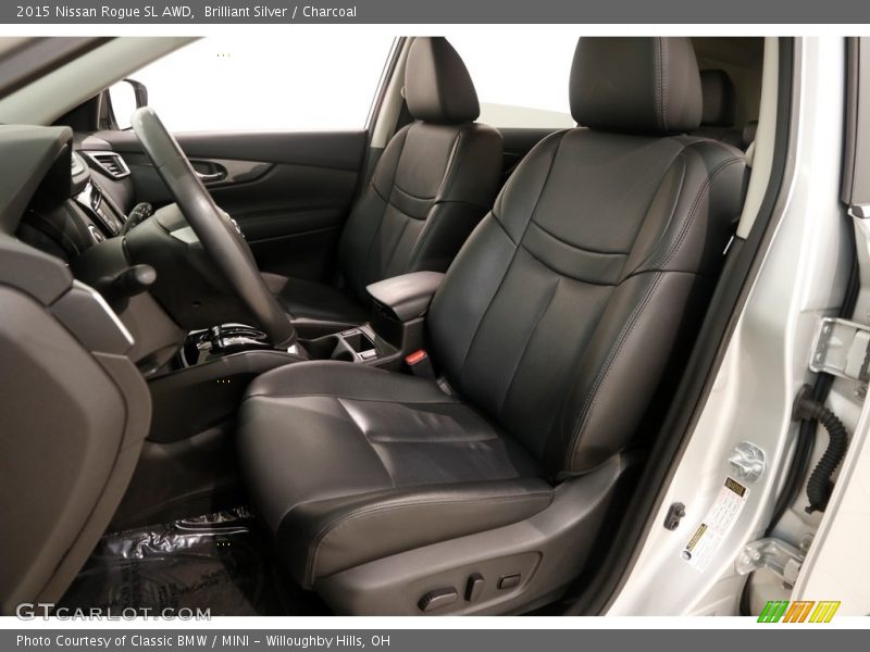 Brilliant Silver / Charcoal 2015 Nissan Rogue SL AWD