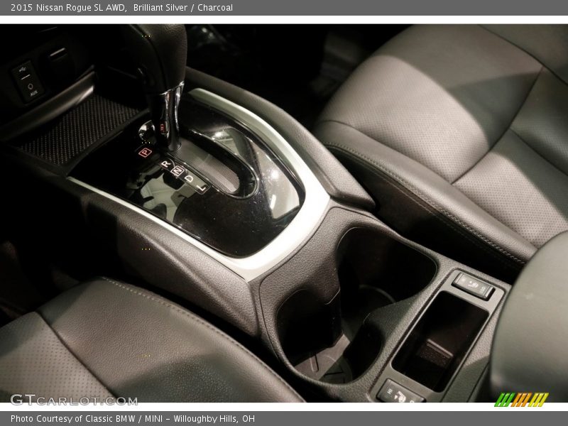 Brilliant Silver / Charcoal 2015 Nissan Rogue SL AWD