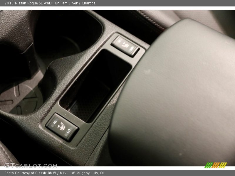 Brilliant Silver / Charcoal 2015 Nissan Rogue SL AWD