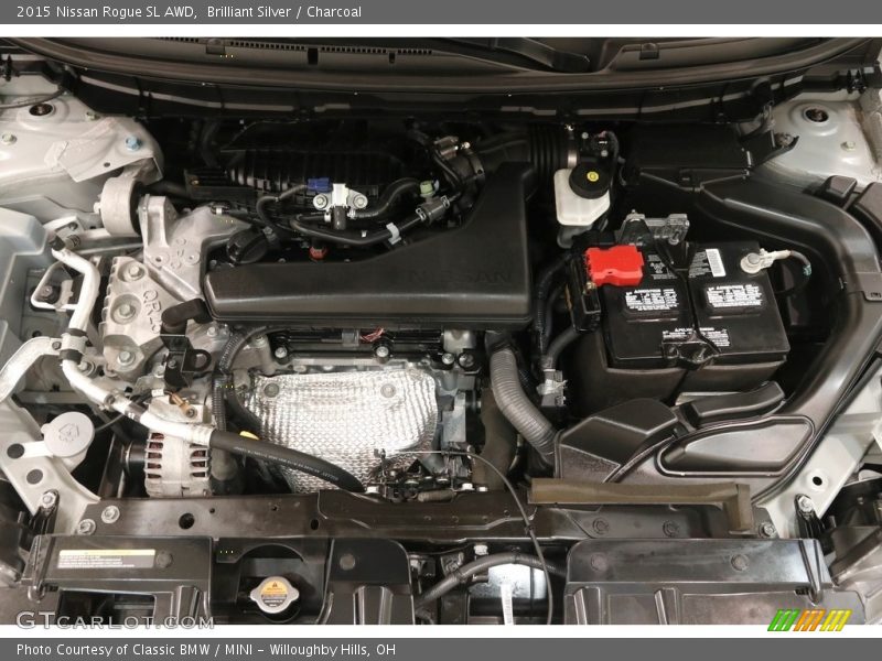 Brilliant Silver / Charcoal 2015 Nissan Rogue SL AWD