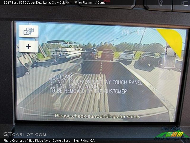 White Platinum / Camel 2017 Ford F250 Super Duty Lariat Crew Cab 4x4