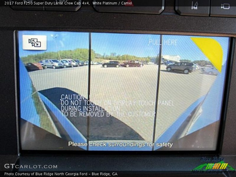 White Platinum / Camel 2017 Ford F250 Super Duty Lariat Crew Cab 4x4