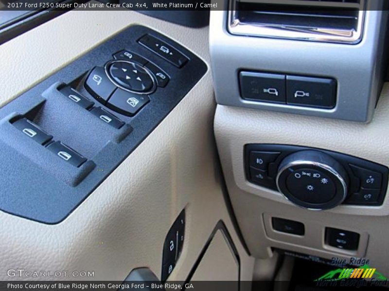 White Platinum / Camel 2017 Ford F250 Super Duty Lariat Crew Cab 4x4