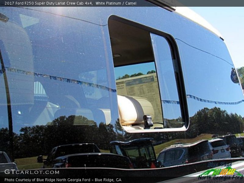 White Platinum / Camel 2017 Ford F250 Super Duty Lariat Crew Cab 4x4