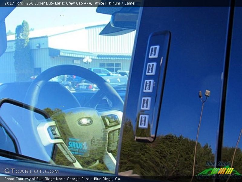 White Platinum / Camel 2017 Ford F250 Super Duty Lariat Crew Cab 4x4