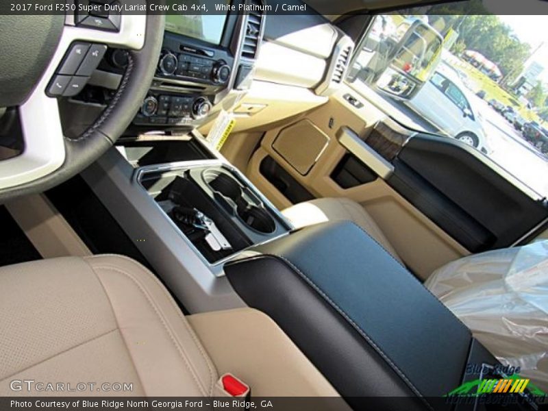 White Platinum / Camel 2017 Ford F250 Super Duty Lariat Crew Cab 4x4