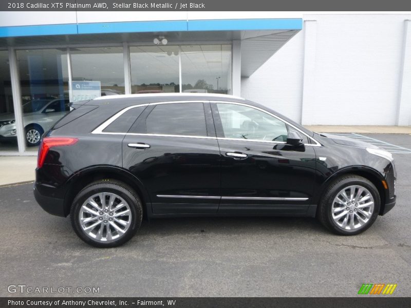 Stellar Black Metallic / Jet Black 2018 Cadillac XT5 Platinum AWD