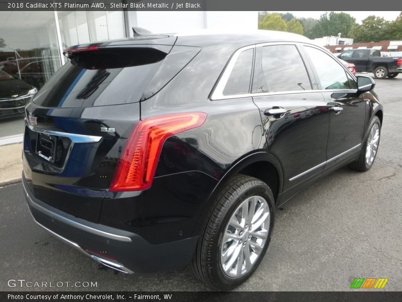 Stellar Black Metallic / Jet Black 2018 Cadillac XT5 Platinum AWD